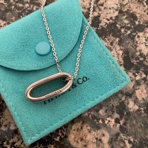 Tiffany pendent on silver chain